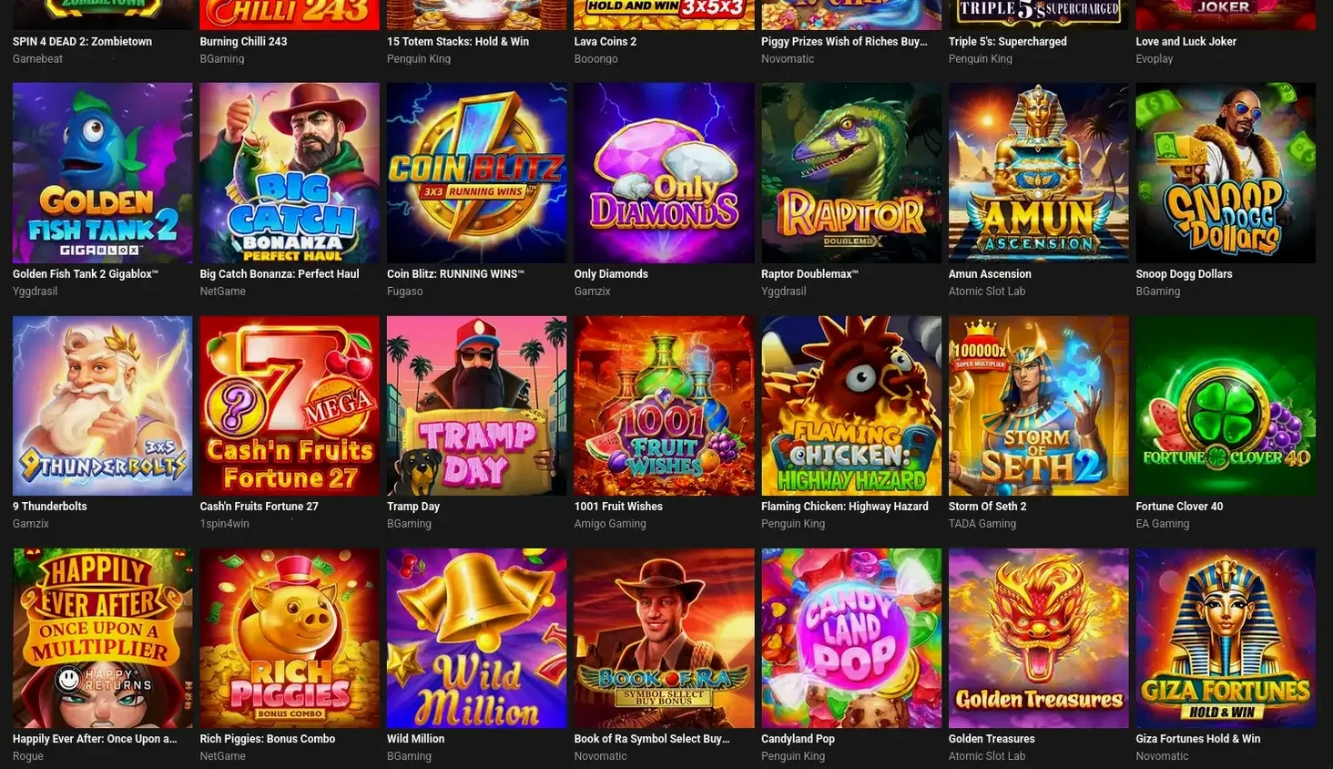 Ocean Spin Willkommensbonus Übersicht